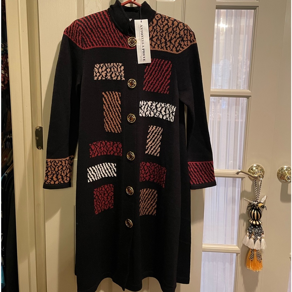 Antonella Preve Vintage 1980’s Hand Loomed Stunning Dress size Small